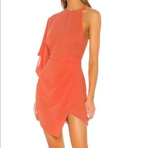 Michael Costello x REVOLVE Lexa Dress in Coral